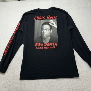 Chris Rock Ego Death 2022 World Tour Men's Medium Long Sleeve Graphic T Shirt